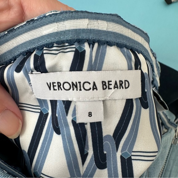 VERONICA BEARD Maeve strapless denim bustier top SZ US 8 - Picture 7 of 7